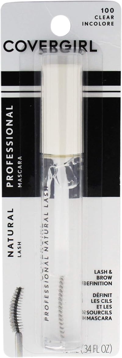 CoverGirl Professional Natural Lash Mascara Clear 0.34 fl oz 10 ml 3 Pack