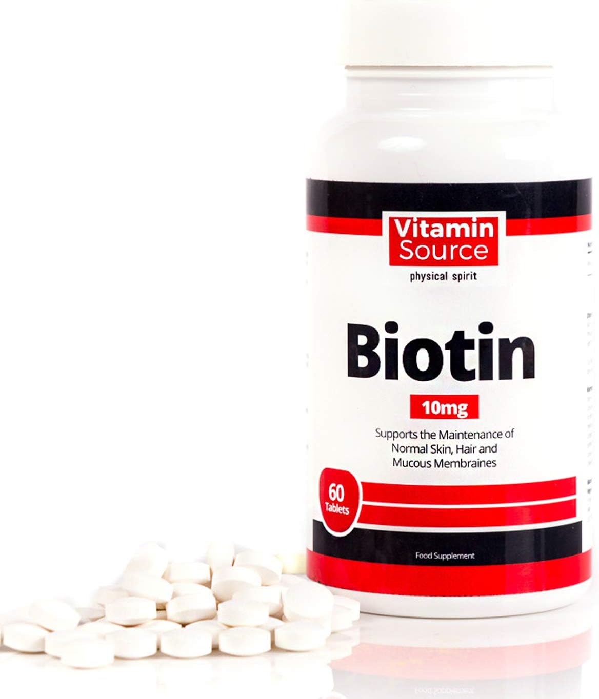 No.1 Vegan Biotin Hair Growth Supplement 10000mcg (10mg)