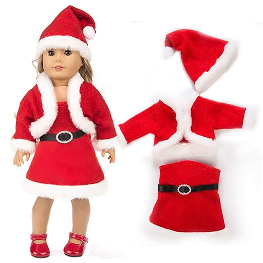 muñecas vestidas de navidad