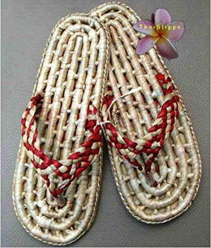 Thai Herb,relax,yoka Footwear, Handmade,woven From Water Hyacinth &amp; Herb 10