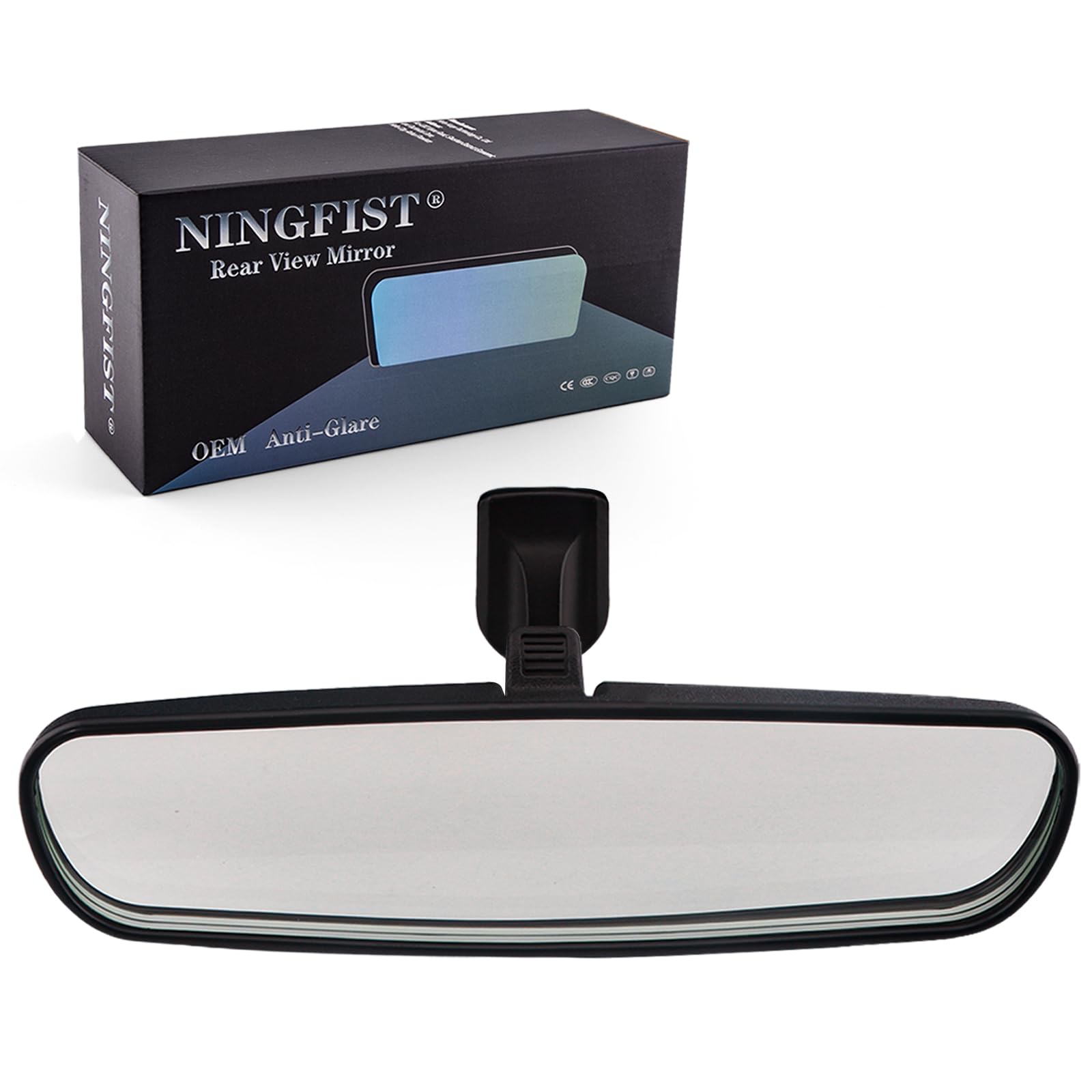 Photo 1 of 10.3''Interior Rear View Mirror Fit for Honda 1998-2013 Accord 2000-2004 Odyssey 2006-2011 Civic 2002-2008 Pilot Insight CR-Z/Acura 2006-2011 2007 MDX 2007 Replaces Part 76400-SDA-A01 76400-SDA-A03