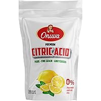 Onuva Citric Acid, 2 Pound (907 gr),Pure Food Grade,Non-GMO Project Verified,Flavor Enhancer & All-Natural Preservative | Fra