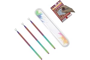 spansee 3PCS Lottery Ticket Scratcher Tool, Scratch Off Tool, Scratching Aid, Save Your Arthritic Hands, Rainbow