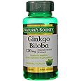 Nature's Bounty Ginkgo Biloba 120 mg Double Strength - 100 Capsules, Pack of 2
