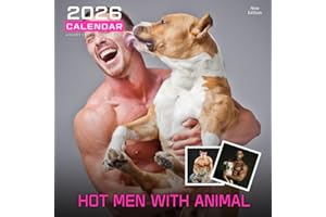 Hot Men With Animal 2026 Calendar
