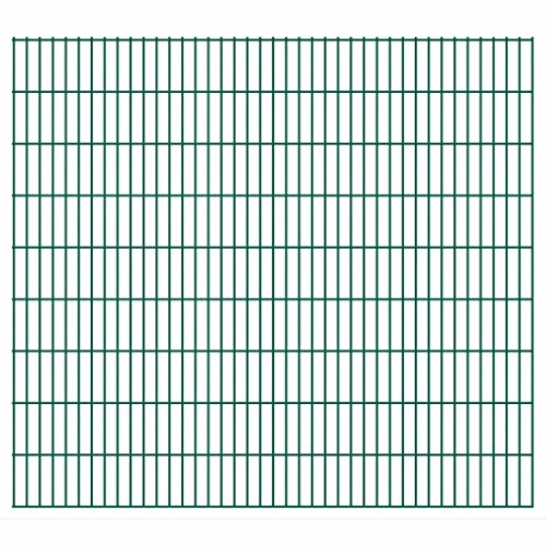 honglianghongshang Hauseinzäunung Zaunfelder Doppelstabmattenzaun Gartenzaun 2008x1830 mm 46 m Grün