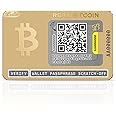 Ballet Real Bitcoin, 24K Gold Plated Edition - The Easiest Crypto Cold Storage Card, Cryptocurrency Hardware Wallet with Multicurrency and NFT Support (1-Single)
