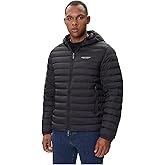 Armani Exchange mens Essential Hooded Down Puffer Jacket