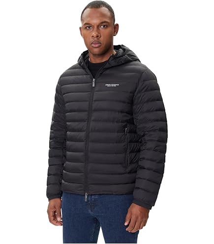 Armani Exchange A|X Recycled Polyester Colorblock Zip Up Jacket