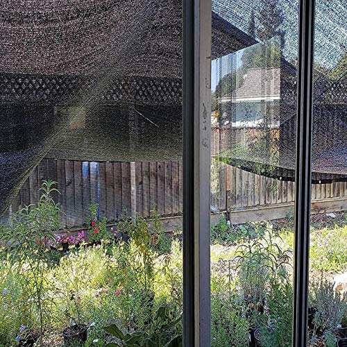 HJRD Garten Sonnenschutznetz Schattiernetz Mit ösen Sonnensegel Verdickte 8-pin Sonnenschutz UV Schutz Rechteckig… – Bild 5