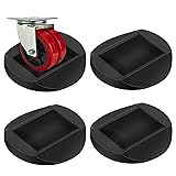 Furniture Stopper, 4 Pack 3"x3" Wheel Stoppers Bed