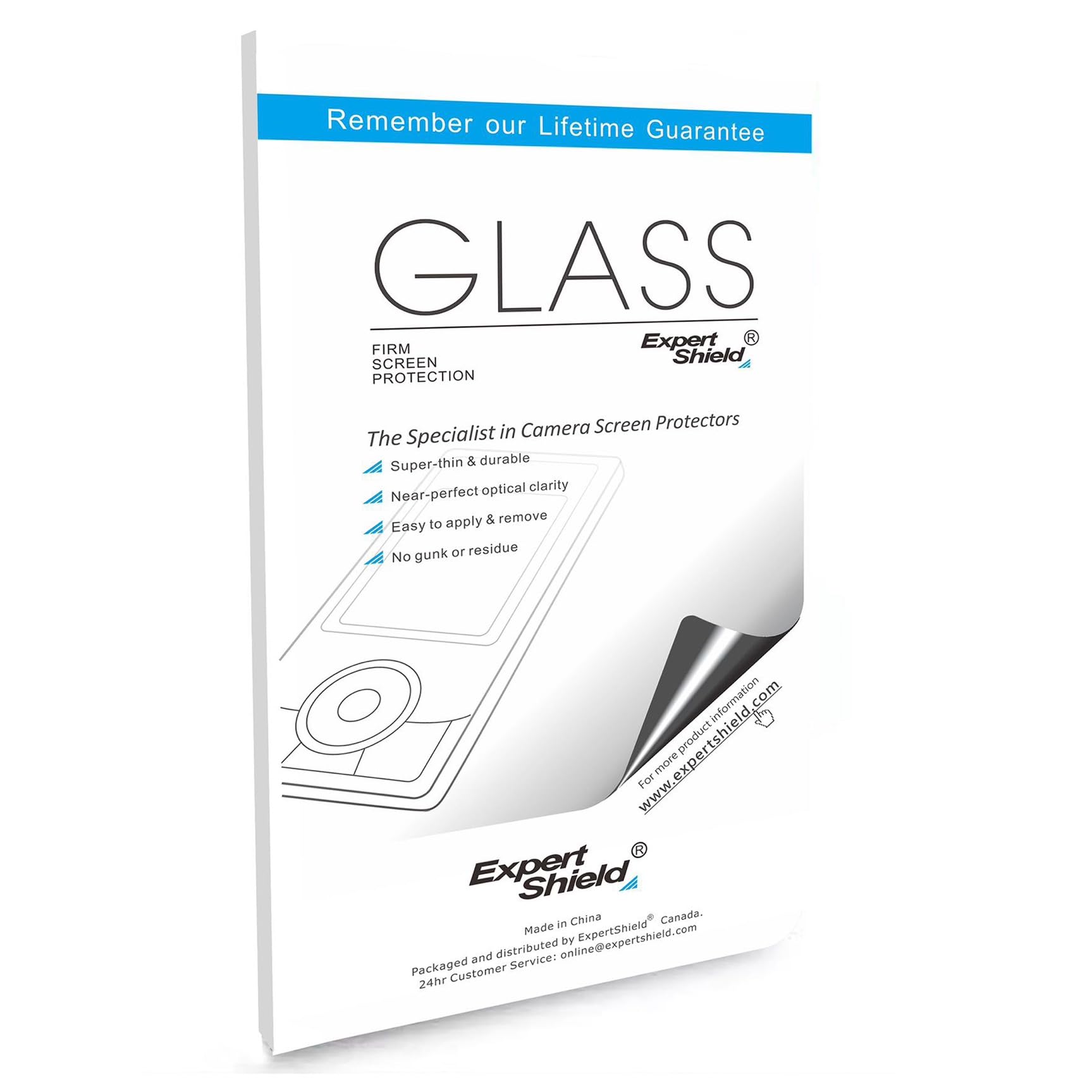 Expert Shield screen protector for Sony A6600 / A6100 / A6400 - GLASS