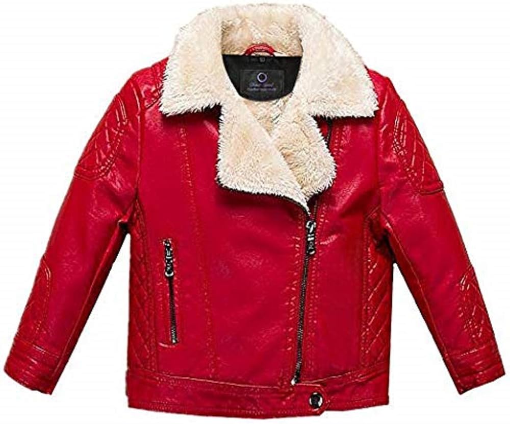 baby faux leather jacket