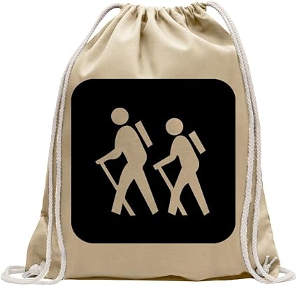 Kiwistar Turnbeutel – Baumwoll-Rucksack Mit Ziehgurt, 37x46 Cm, 12 Liter