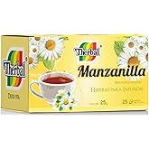Therbal - Chamomile Tea (25ct) - Té de Manzanilla Sobres de 1g Cada Uno