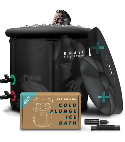 Premium Portable Ice Bath Tub For Athletes U2013 125-Gallon Cold Plunge Pool With