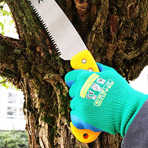 GRÃNTEK Winter-Arbeitshandschuhe Wasserdicht, Gefüttert mit Thermo-Innenfutter - Latex Gartenhandschuhe Winterschutzhandschuhe | Schutzhandschuhe, Kälteschutz Grip für Garten, Arbeit, Baustelle – Bild 4