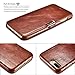 iPhone 8 Plus Case iPhone 7 Plus Leather Case, Icarercase Vintage Leather Side Open Case in Slim Thin Design, Flip Folio Style Cover with Magnetic Closure for Apple iPhone 7/8 Plus 5.5 Inch - Brown