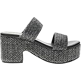 BEACH by Matisse Womens Ocean Ave Platform Block Casual Sandals Casual High Heel 3" & Up - Black - Size 9 M