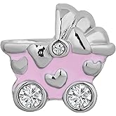 SBI Jewelry Pram Charm Compatible Pandora Charm Bracelet Carriage Stroller Gift for Women Jewelry