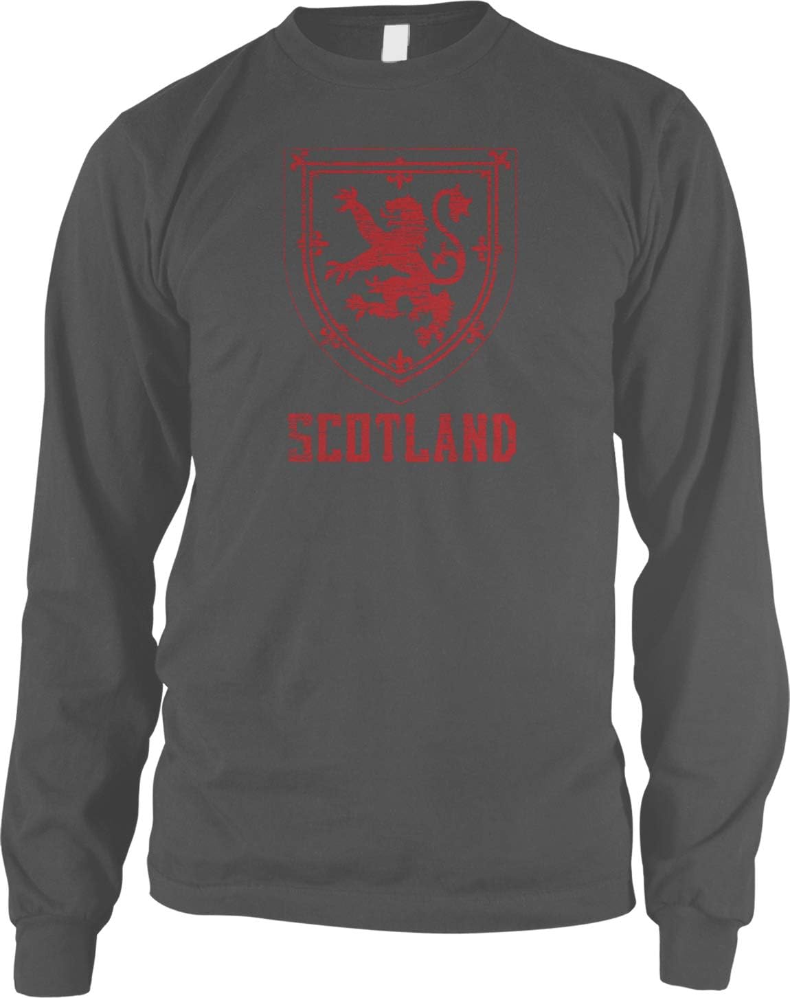 Amdesco Men's Royal Arms of Scotland Long Sleeve Shirt