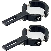 Motorcycle Spotlight Mount Brackets, Motorbike Tube Clamp Turn Signal Mounting Clamp Fog Light Holder for 1.5"-2.36" ATV UTV Roll Bar (2 Pcs)
