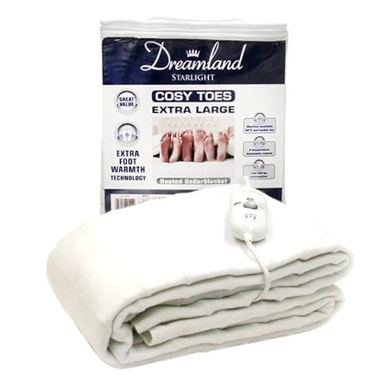 Dreamland Electric Blanket, White, 150 x 120 cm Amazon.co.uk Kitchen