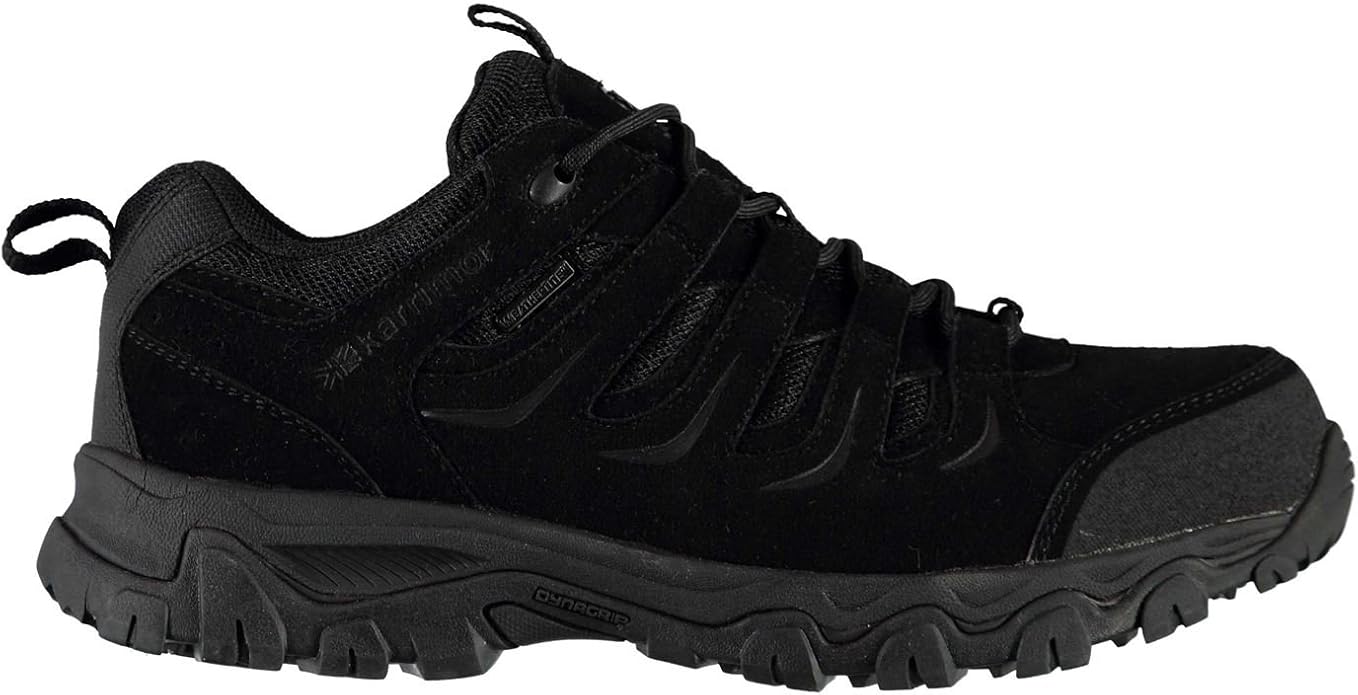 Karrimor Mens Mount Low Walking Shoes Black/Black UK 8 (42) Amazon.co