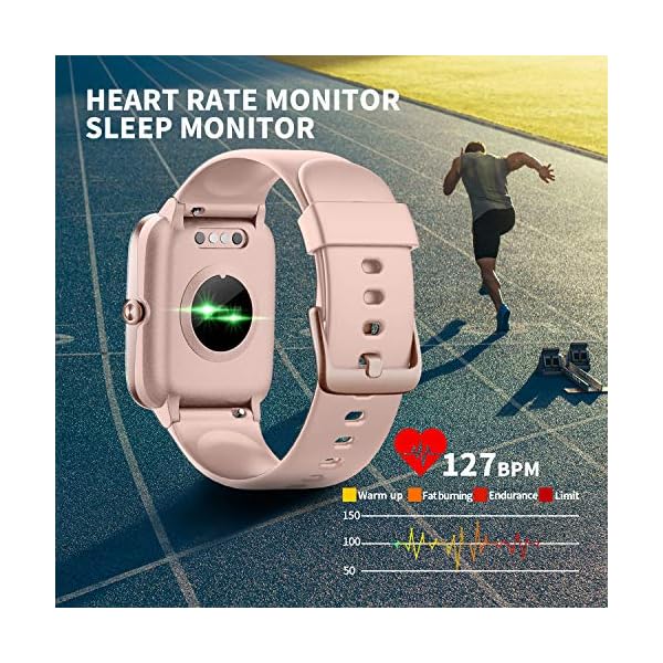 Vigorun-Smart-Watch-Smartwatch-Women-Men-Fitness-Trackers-Multiple-Sports-Modes-10-Days-Battery-Life-Heart-Rate-Tracking-IP68-Waterproof-Pedometer-Music-Control-Sleep-Monitor Vigorun Smart Watch, Smartwatch Women Men Fitness Trackers Multiple Sports Modes 10 Days Battery Life Heart Rate…