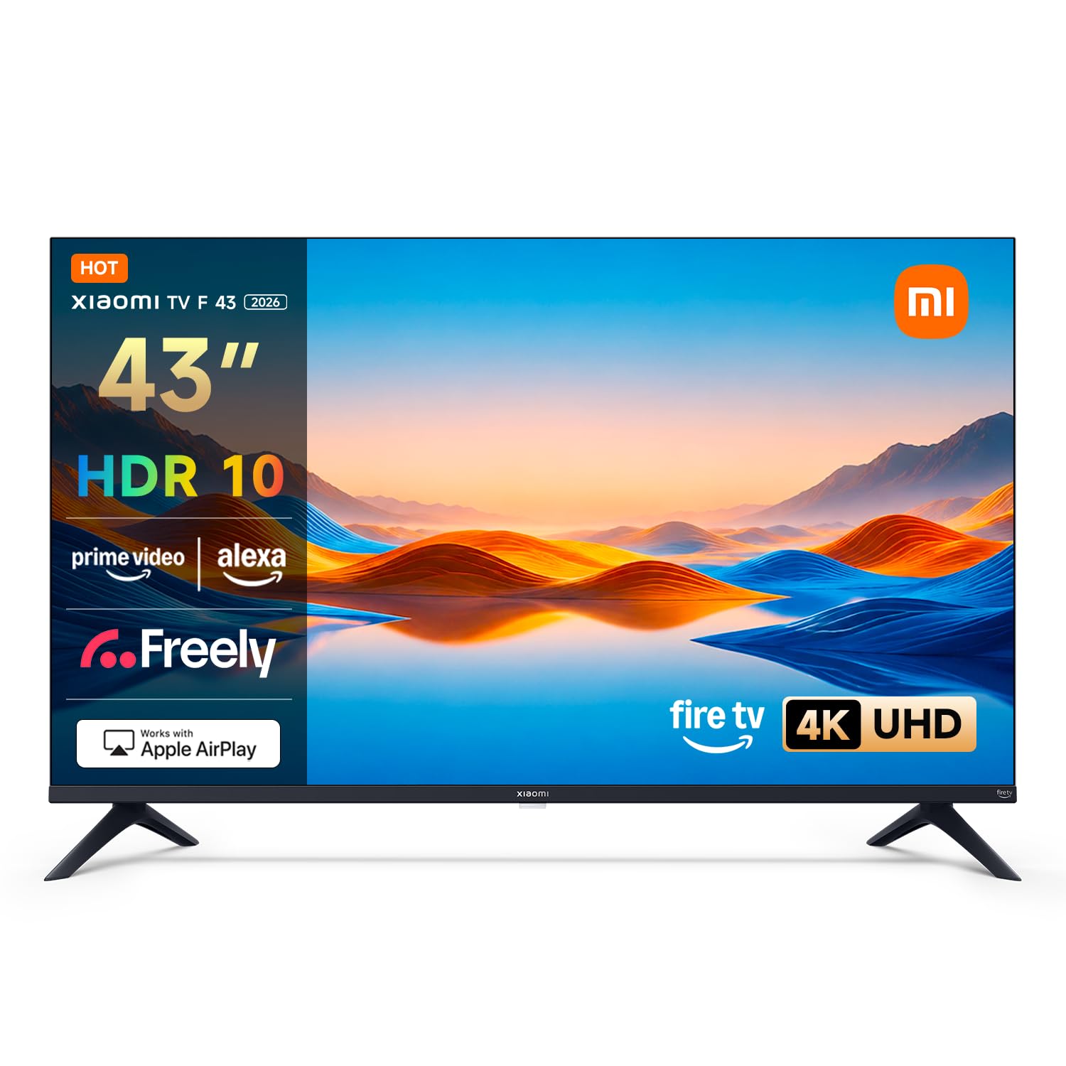 XIAOMI TV 43 Zoll 2026, 4K UHD, Smart TV, Fire OS8, HDR10, L43MB-FAVEU