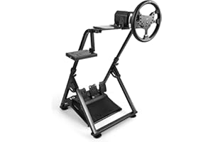 Guil Vim Racing Wheel Stand Steering Wheel Stand Shifter Mount Adjustable Racing Stand for Logitech G29 G920 G27 G25 G923 Supporting Thrustmaster T248X T248 T300 T150 458 TX PS3 PS4 PS5 PC