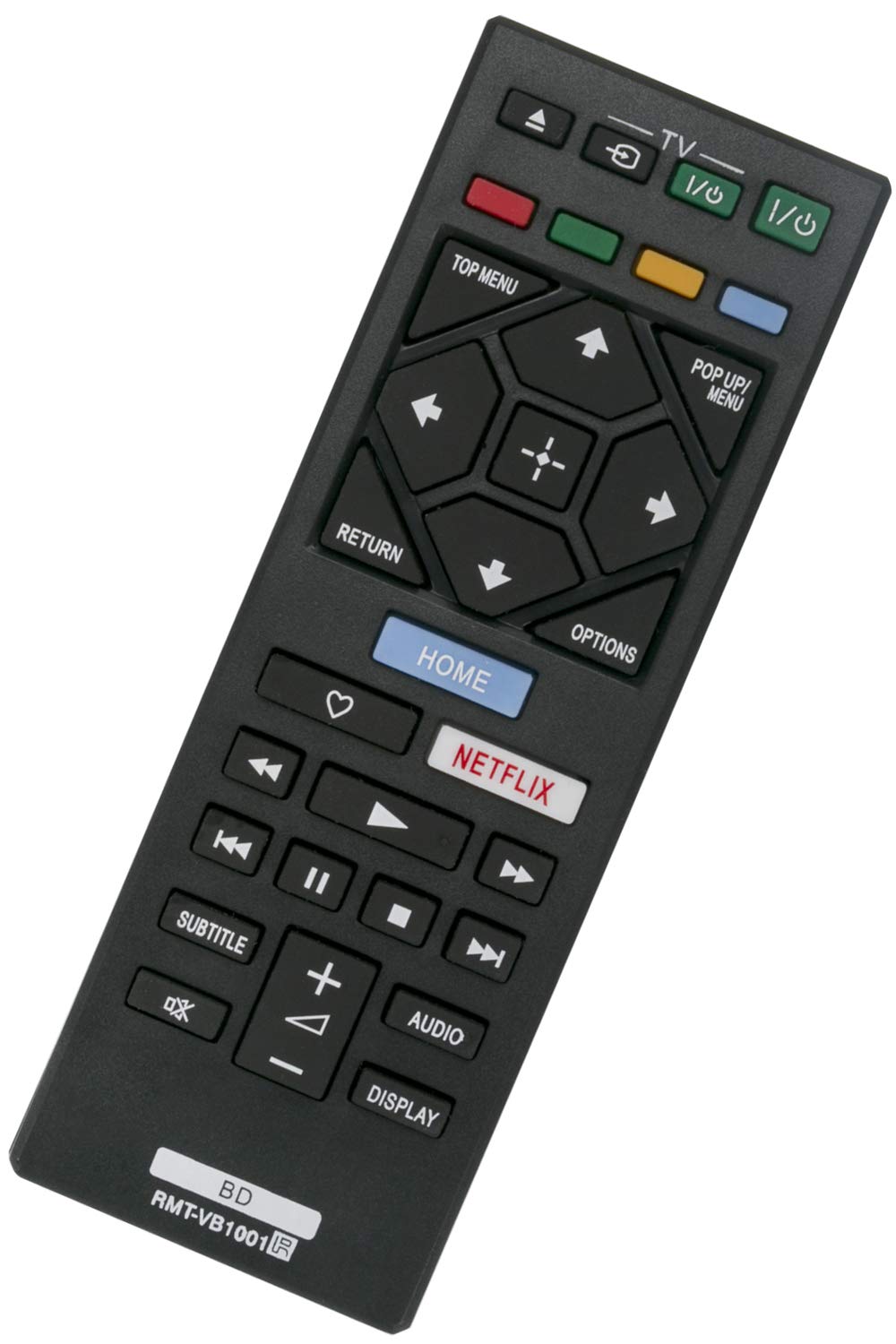 RMT-VB100I Remote Control Fit for Sony Blu-ray Disc DVD Player RMT-VB100U RMT-VB201U RMT-VB100E RMT-VB1001 BDP-S5500 BDP-S4500 BDP-S1500 BDP-S3500 BDP-S6500 BDP-S3700 BDP-S1700