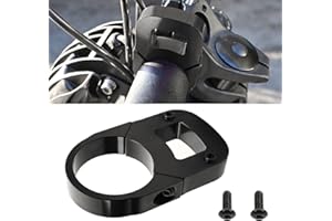 BILLFARO Speedo Relocation Mount,Aluminum Digital Display Relocation Bracket CNC Guard Cover Repositioning Tool for Sur Ron X/S Light Bee for Segway X260 X160 Electric Dirt Bike(Black)