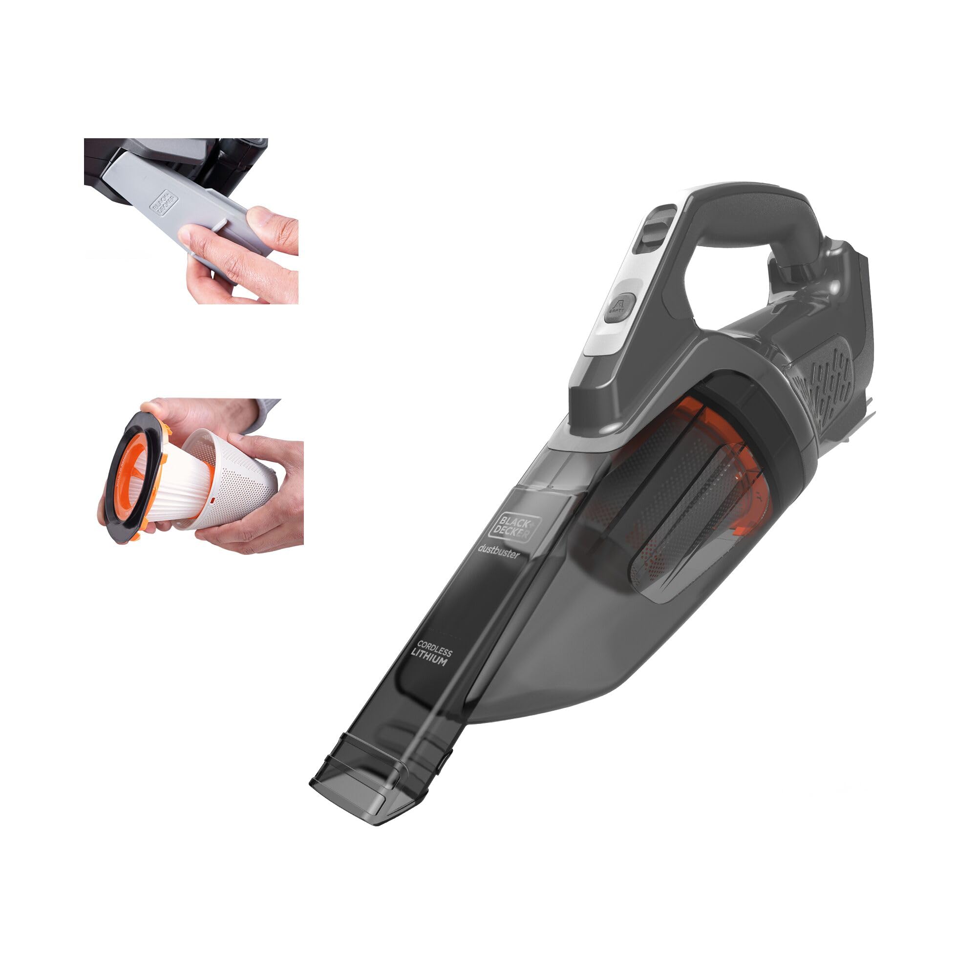 Photo 1 of BLACK+DECKER 20V MAX POWERCONNECT Handheld Vacuum, Cordless, Battery Not Included, Bare Tool Only (BCHV001B)