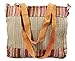 Mato Boho Bohemian Sling Crossbody Shoulder Tote Handmade Brown Aztec Tribal Pattern Womens Bag with Zipper & Adjustable Strap