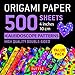 Origami Paper 500 sheets Kaleidoscope Patterns 4