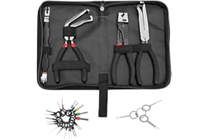 Essential Electrical Disconnect Pliers for Cars - 5 Pieces Set Including Automotive Connector Separator Tool, Fuel Line Petro