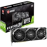 MSI Gaming GeForce RTX 3090 24GB GDRR6X 384-Bit HDMI/DP Nvlink Torx Fan 3 Ampere Architecture OC Graphics Card (RTX 3090 VENTUS 3X 24G OC) (Renewed)