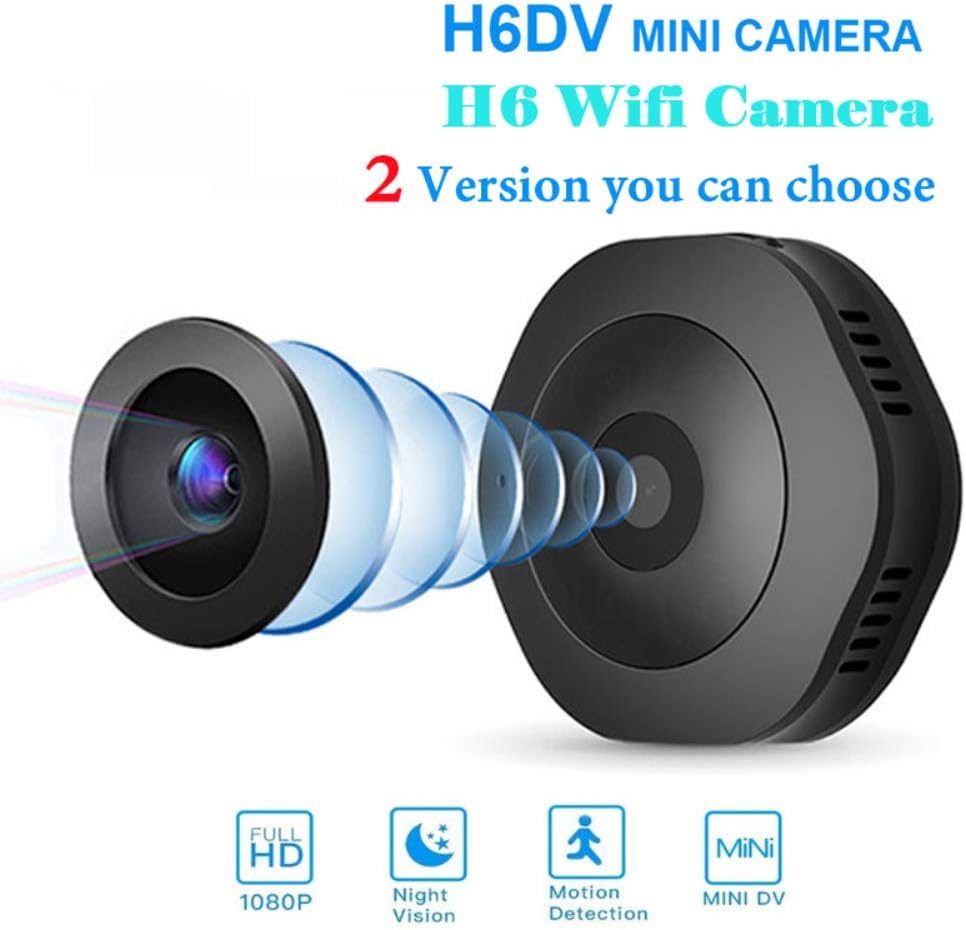 V8 Wifi Mini Hidden Wireless Spy ip camera 1080p HD Security Surveillance Camera with Night Vision,Motion Detection for iPhone/Android Phone/iPad Remote View [Energy Class A]
