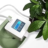 DIY Micro Automatic Drip Irrigation Kit,Houseplants Self Watering System with 30-Day Digital Programmable Water Timer 5V USB 