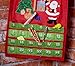 Clever Creations Christmas 24 Day Hanging Cloth Advent Calendar | Red and Green Santa Christmas Design | Traditional Holiday Christmas Decor Theme | Perfect for Home or Office | Measures 22.5