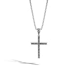 John Hardy Men's Silver Jawan Cross Pendant, on Box