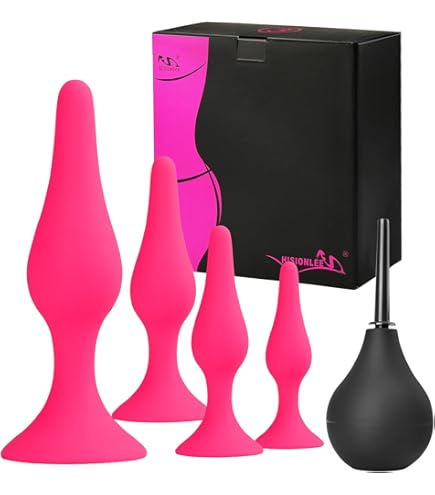 Amazon.com: Butt Plugs Trainer Silicone Anal Plugs Beginners Starter Set  for Women and Men Soft Silicone Plugs Toys Trainer 4 Piece Set (Black) :  Health & Household