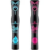 essence Lash Princess Waterproof &amp; Curl Mascara Duo Bundle, Black | Clump-Free Volume &amp; Length for Defined Lashes, Vegan &amp; Cruelty Free, Long-Lasting, Fiber Brush, Smudge-Proof, Pack of 2