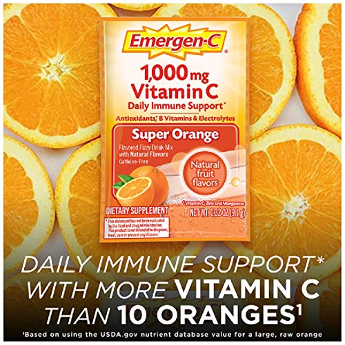 Emergen-C-Vitamin-C-1000mg-Powder-10-Count-Super-Orange-Flavor-with-Antioxidants-B-Vitamins-and-Electrolytes-Dietary-Supplement-Fizzy-Drink-Mix-Caffeine-Free