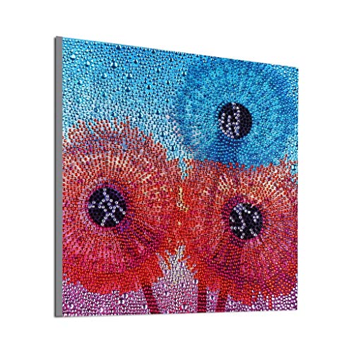 LPRTALK DIY 5D Diamond Painting by Number Kits, Full Round and Special Shaped Drill Dandelion Crystal Resin Embroidery Dotz Kit Cross Stitch Mosaic Making Supplies Arts Craft for Wall Decoration