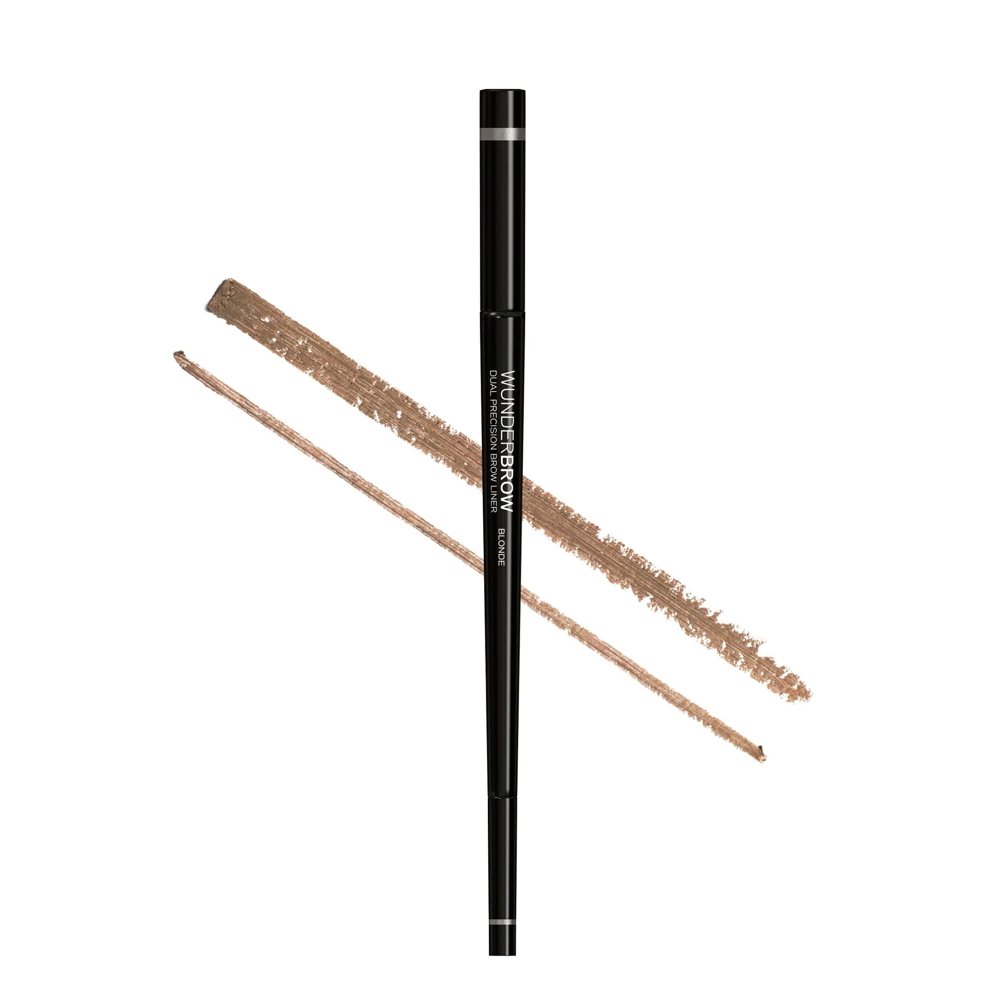 WUNDER2 WUNDERBROW Dual Precision Brow Liner - Blonde Colour - Angled Liner and Smaller Tip for Perfect Eyebrows on-the-go
