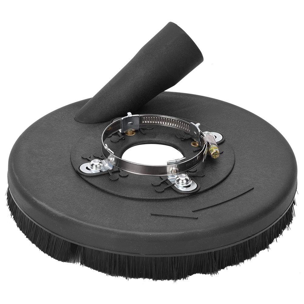 ViaGasaFamido Angle Grinder Dust Shroud, 7 Inch Dry Grinding Dust Collector Shroud Cover for 180/230mm Angle Grinders