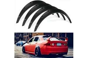 DREAMIZER 4Pcs 3.5 inch/890mm Universal Flexible Car Fender Flares Extra Wide Body Wheel Arches