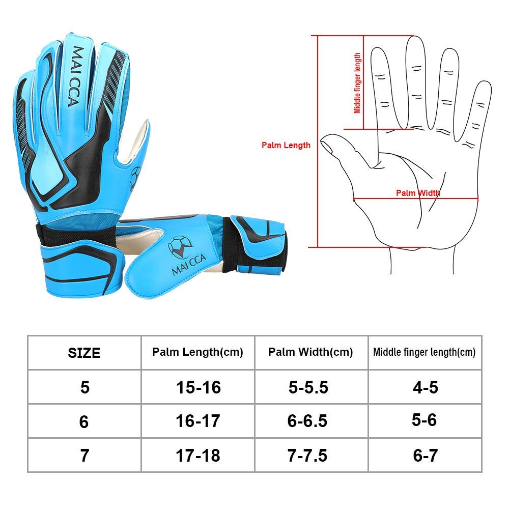 junior goalkeeper gloves with finger spines